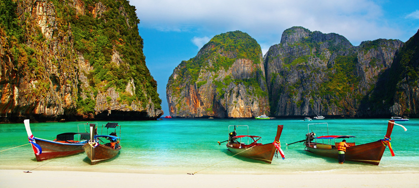 Tropical beach, Maya Bay, Thailand